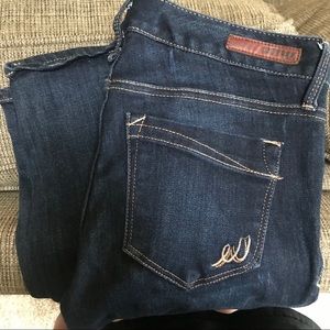 Express, size 4, low rise skinny jeans